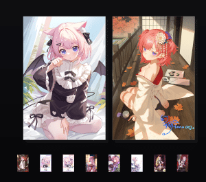 《繁花·幻娜Hana收藏集》表情包&高清壁纸，支持导入微信和QQ作为表情包-表情包小岛