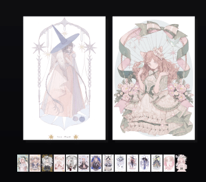 《老浮RIRIFA-少女与花之诗》表情包&高清壁纸，支持导入微信和QQ作为表情包-表情包小岛