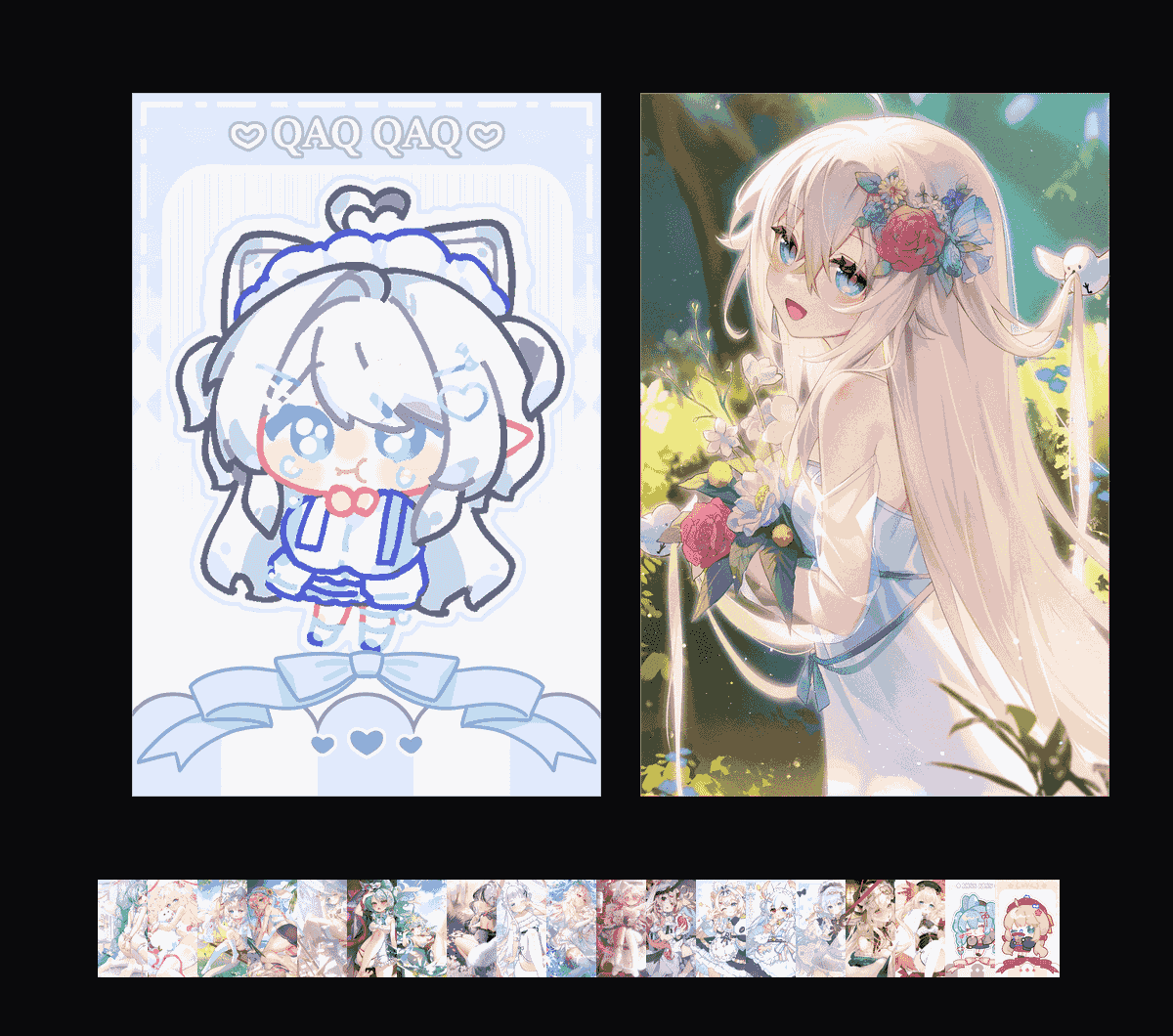《菜咪工社白色情画》表情包&高清壁纸，支持导入微信和QQ作为表情包-哔哩小岛