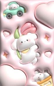 《春日拟态 花园修狗》表情包&高清壁纸，支持导入微信和QQ作为表情包-表情包小岛