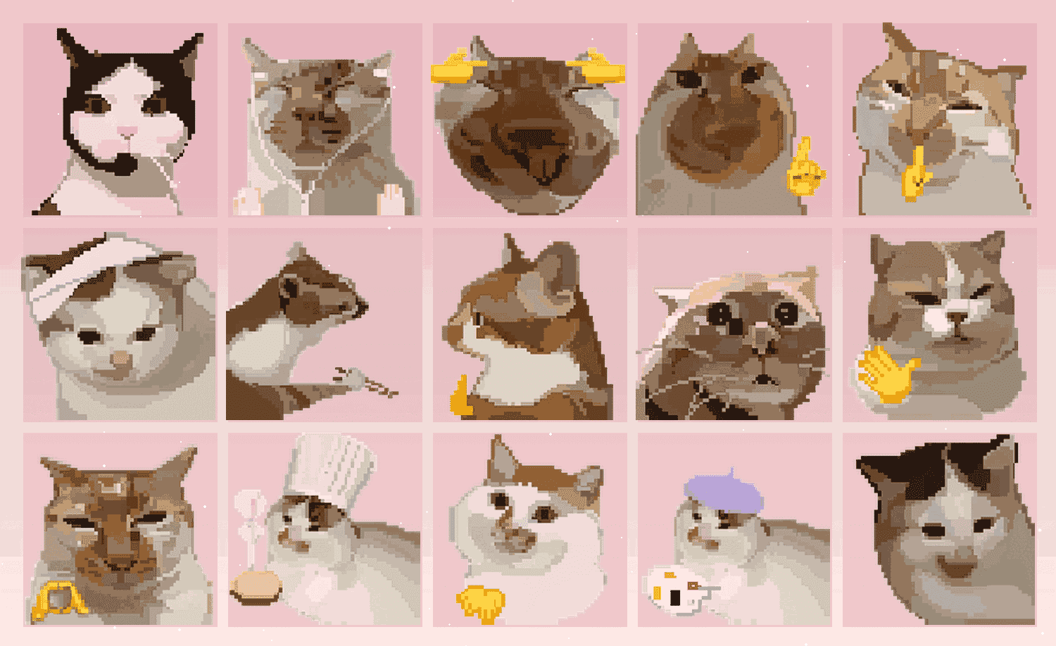 讨坏型猫格 表情包预览