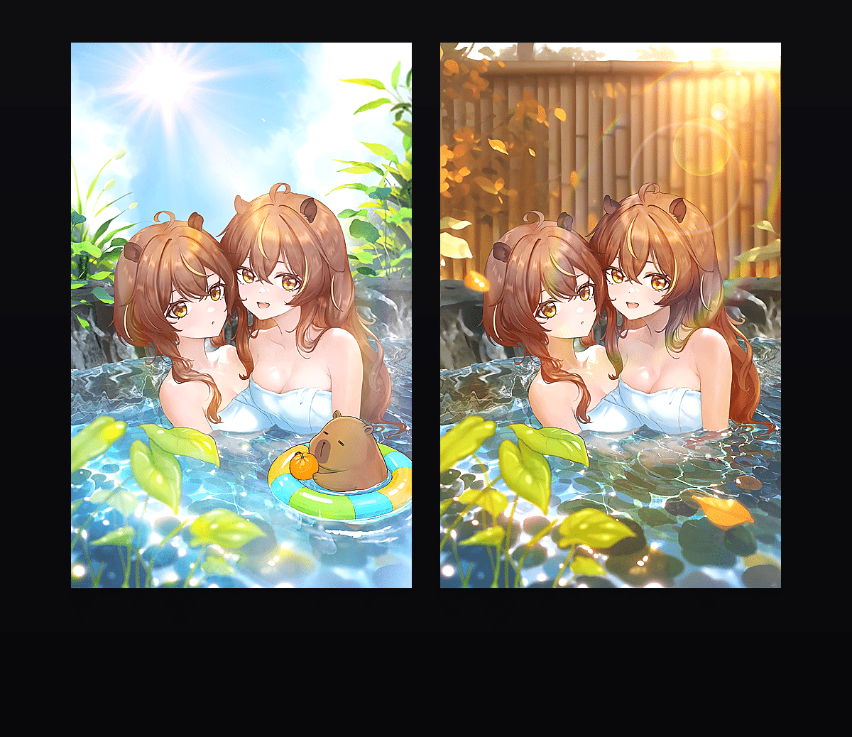 《阿豚的夏日幻想》表情包&高清壁纸，支持导入微信和QQ作为表情包-表情包小岛