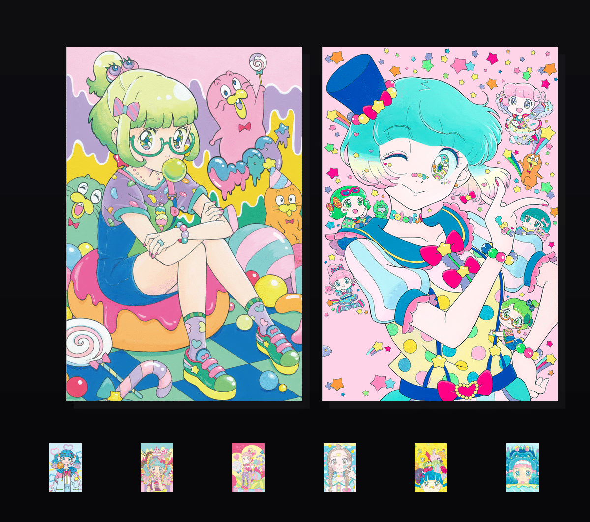 《POP女孩mog-POP女孩mog》表情包&高清壁纸，支持导入微信和QQ作为表情包-表情包小岛