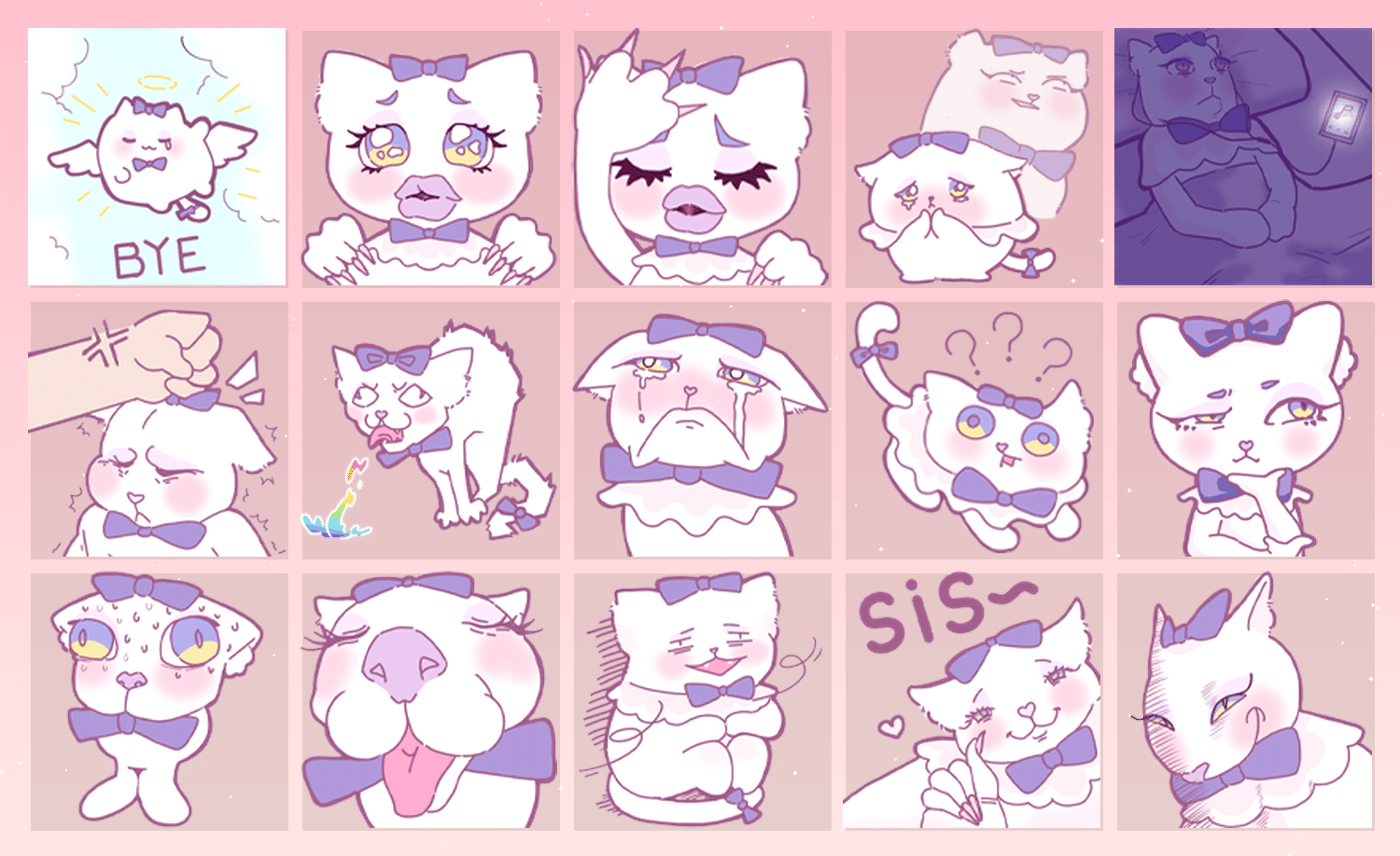 美女猫儿 表情包预览