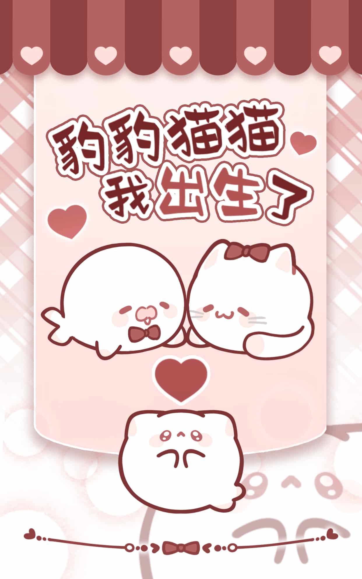 《豹豹猫猫我出生了》表情包&高清壁纸，支持导入微信和QQ作为表情包-哔哩小岛