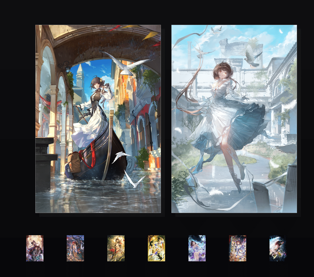 《泠鸢yousa收藏集-奇幻万象》表情包&高清壁纸，支持导入微信和QQ作为表情包-哔哩小岛