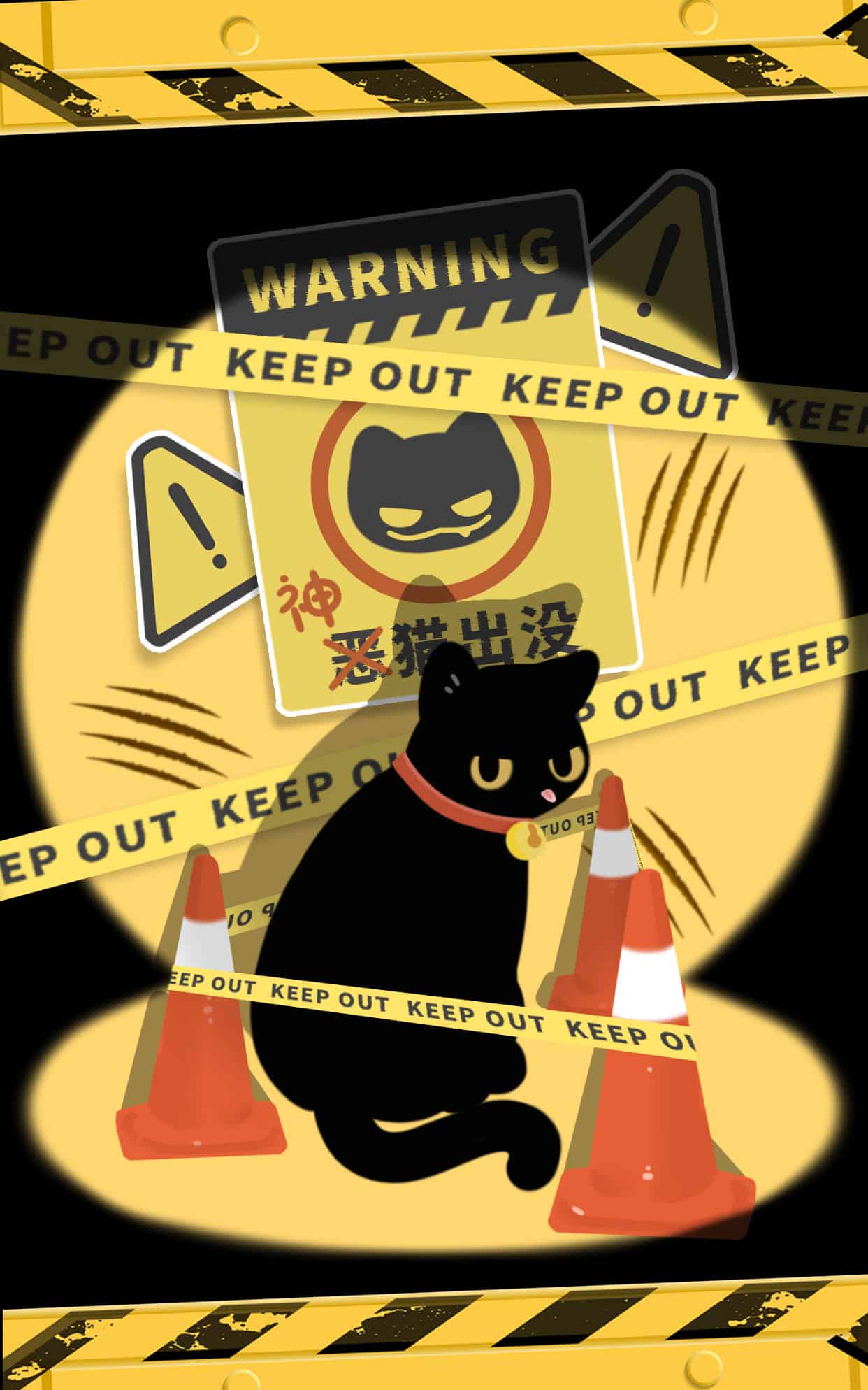 《黑猫是古神的证据》表情包&高清壁纸，支持导入微信和QQ作为表情包-哔哩小岛