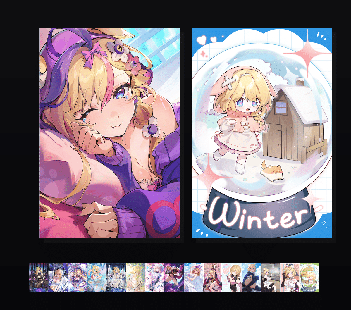 《罐中雪绘~生态观察记录~》表情包&高清壁纸，支持导入微信和QQ作为表情包-哔哩小岛
