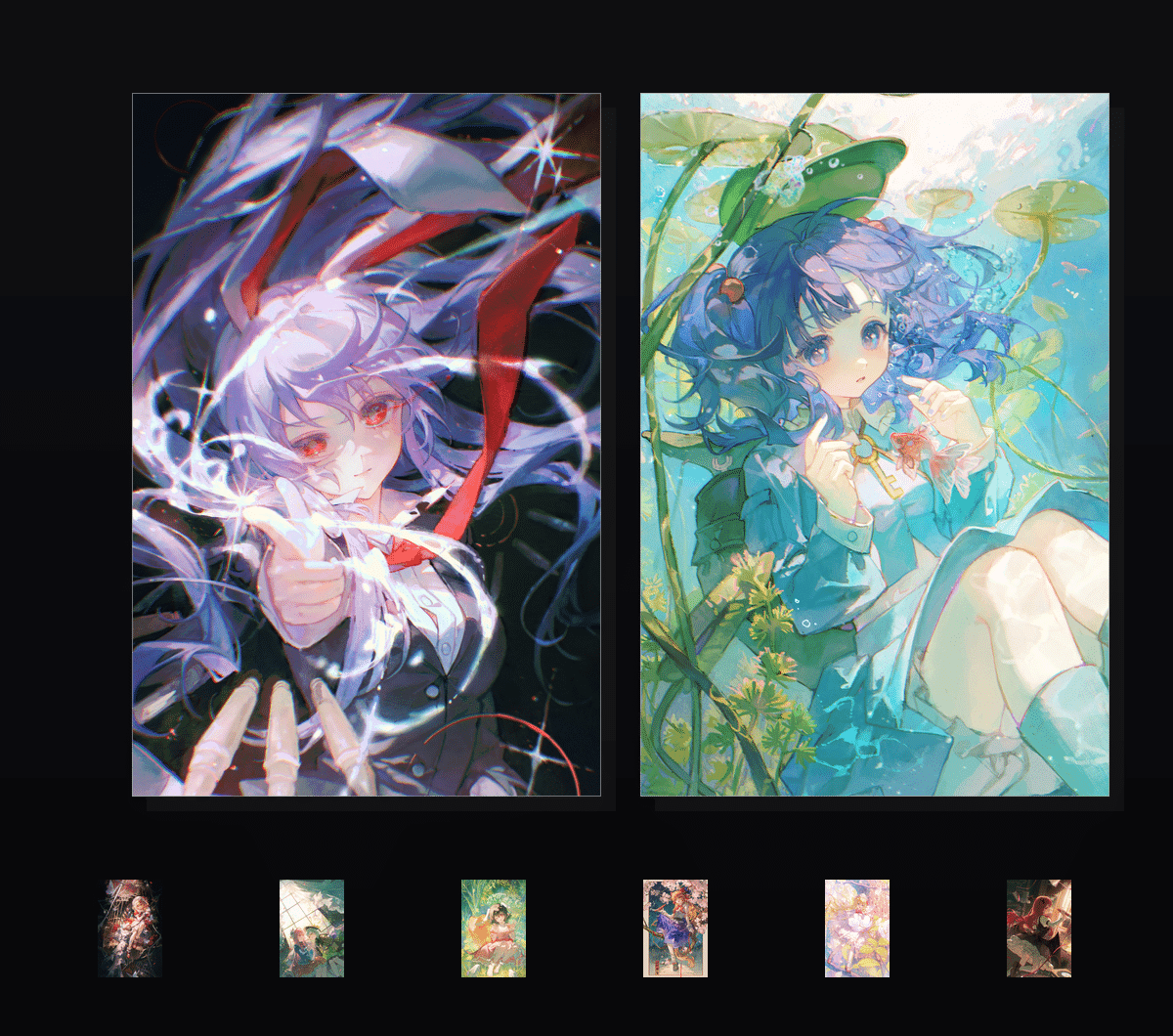 《东方收藏集·浮生若梦-Floating Dream》表情包&高清壁纸，支持导入微信和QQ作为表情包-哔哩小岛