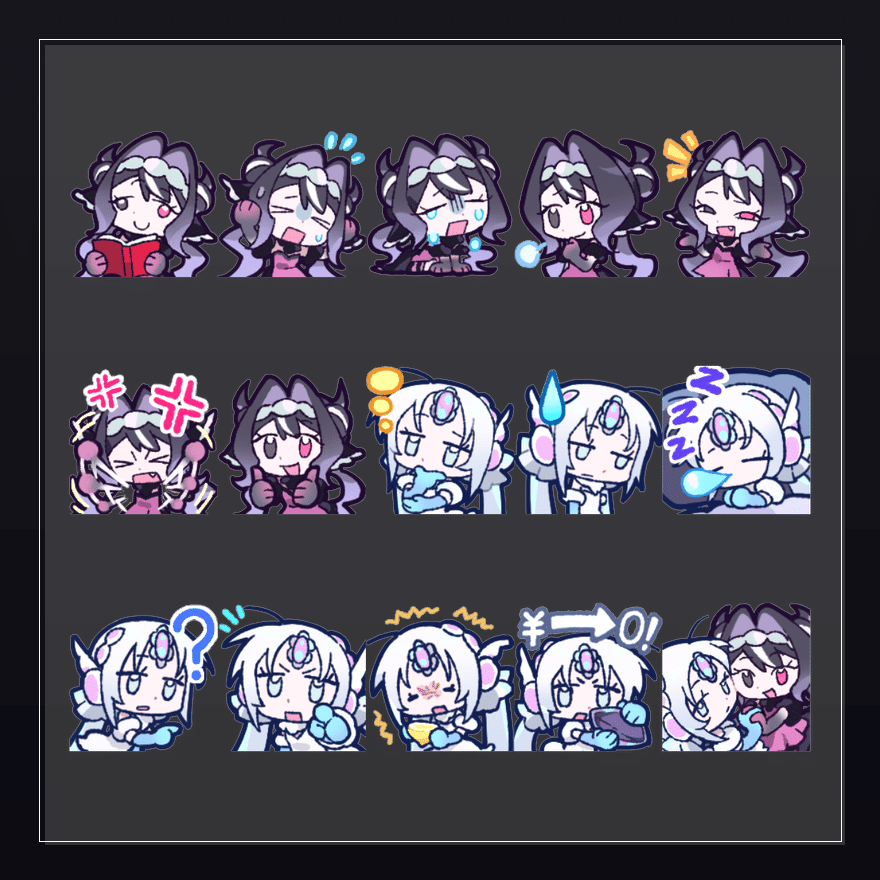 星月交辉 表情包预览