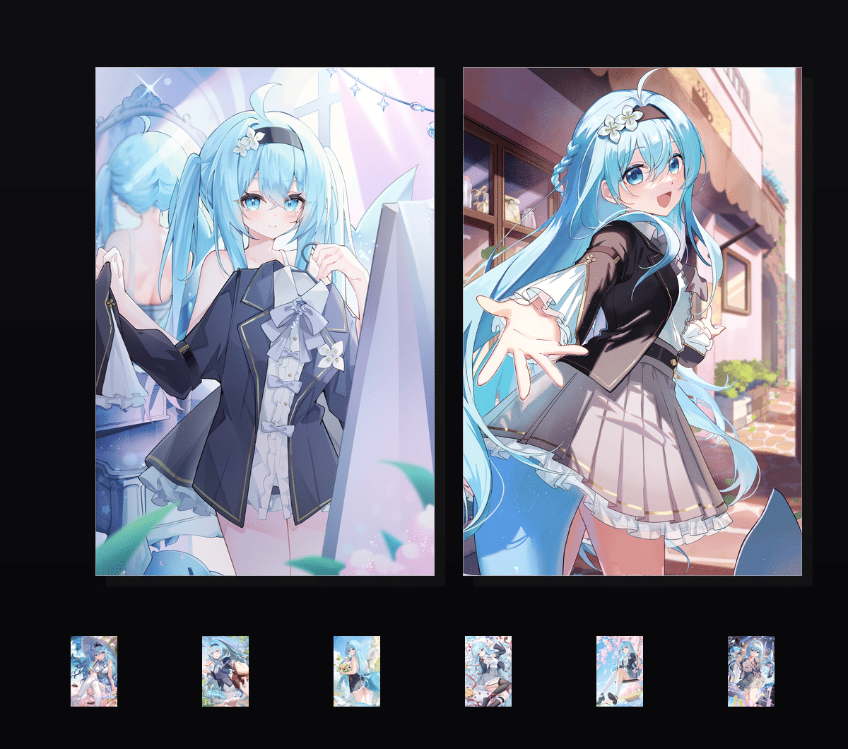 《希月萌奈·朗晞沐风》表情包&高清壁纸，支持导入微信和QQ作为表情包-哔哩小岛