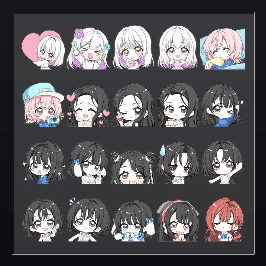 少女与空色的物语 表情包预览