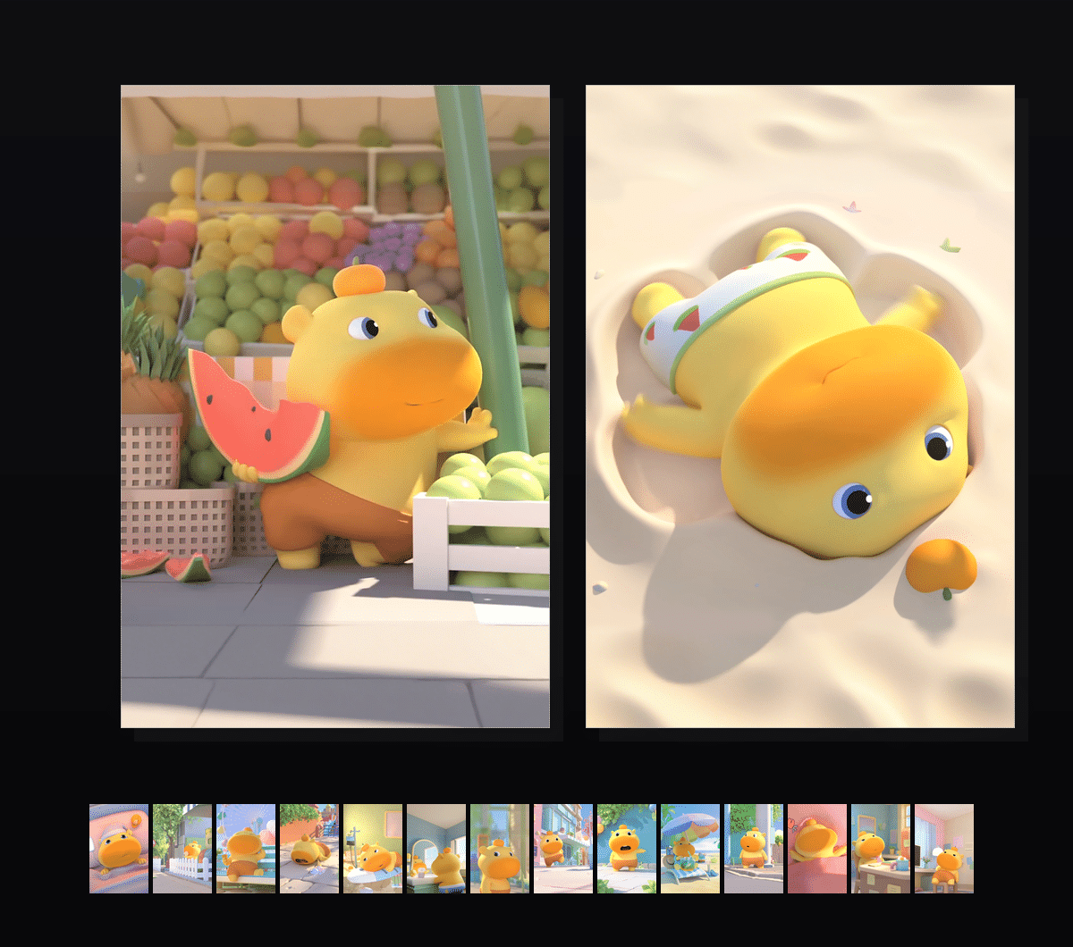 《水豚噜噜-水豚噜噜生活日常》表情包&高清壁纸，支持导入微信和QQ作为表情包-哔哩小岛