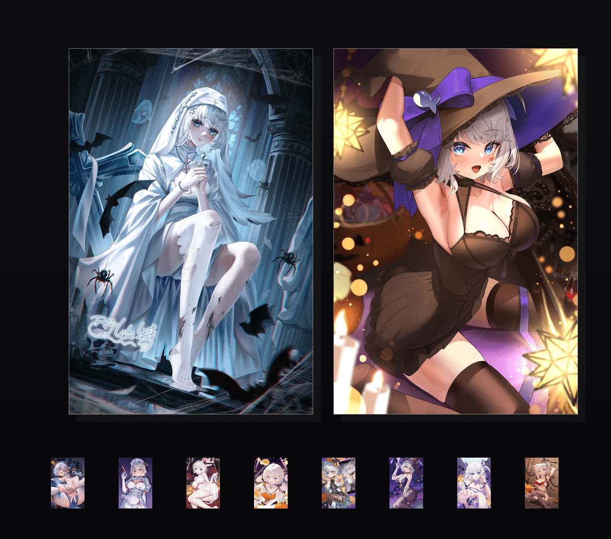 《鲸鱼娘西丝特》表情包&高清壁纸，支持导入微信和QQ作为表情包-哔哩小岛