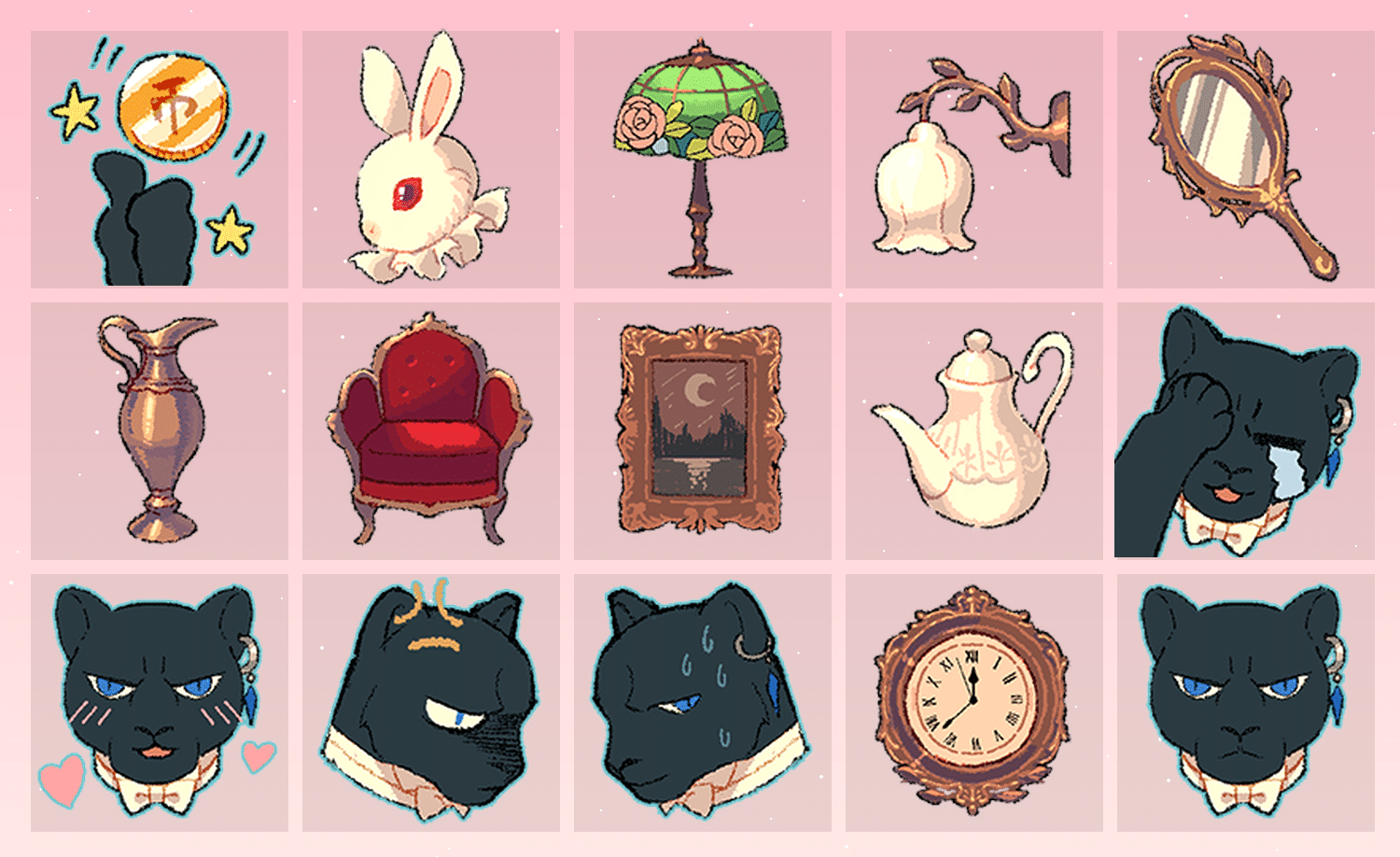 夜之侍从 表情包预览