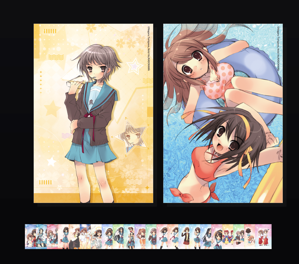 《凉宫春日系列》表情包&高清壁纸，支持导入微信和QQ作为表情包-哔哩小岛