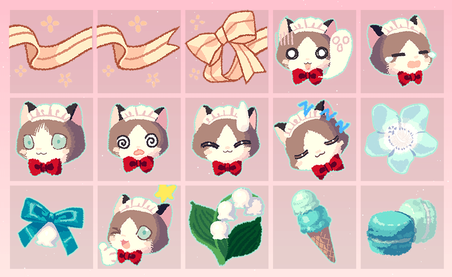 铃兰庭院 表情包预览