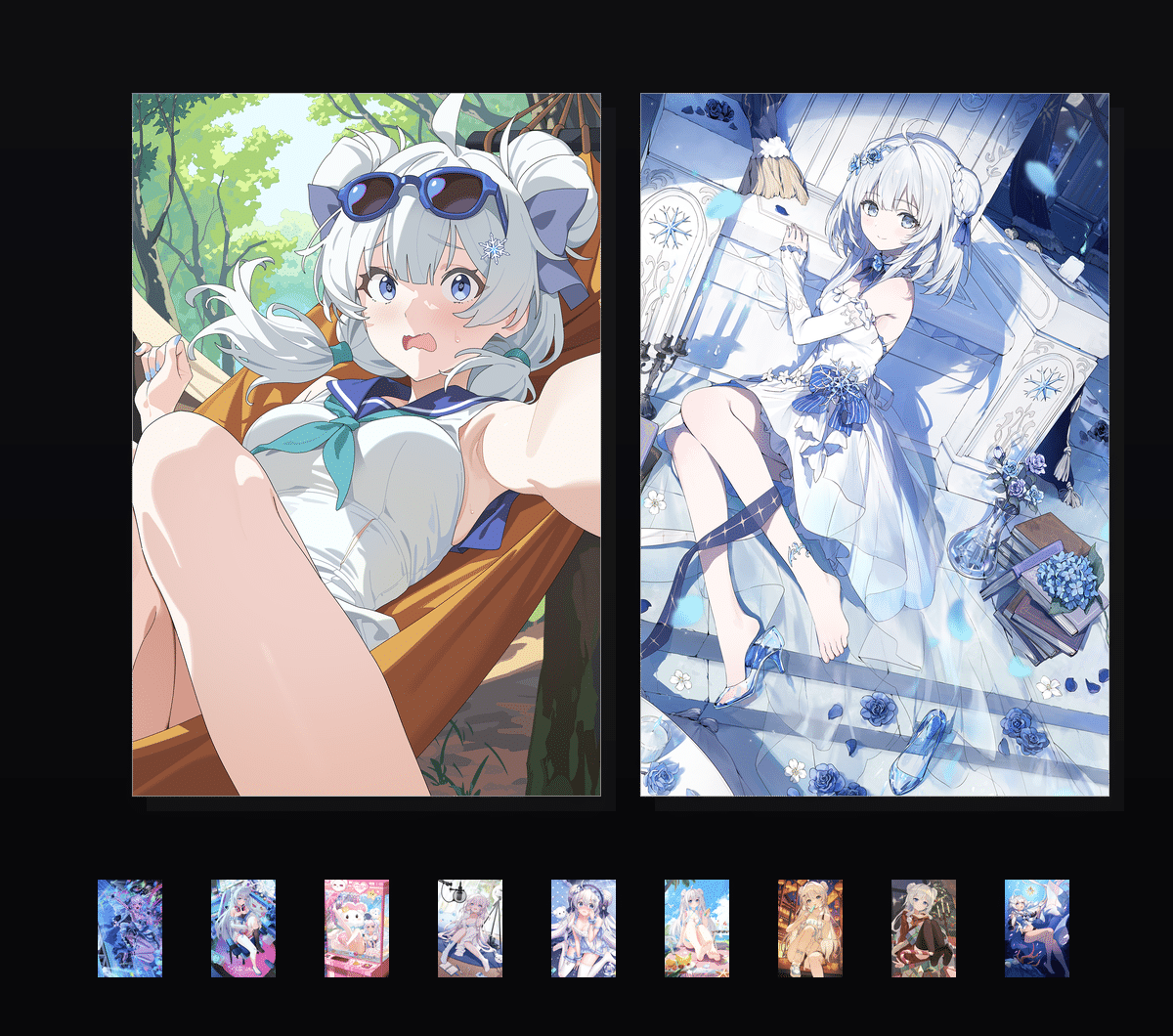 《溪璐Shiro·溪望之璐》表情包&高清壁纸，支持导入微信和QQ作为表情包-哔哩小岛