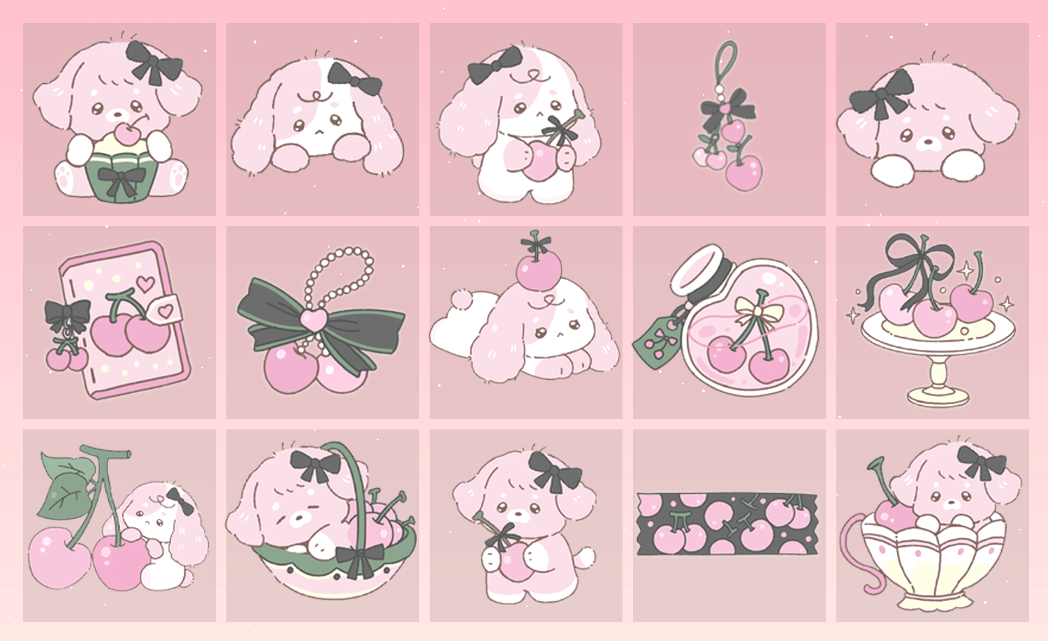 樱樱奶猫 表情包预览