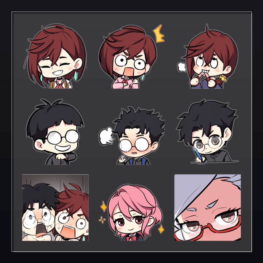 DAN DA DAN 表情包预览