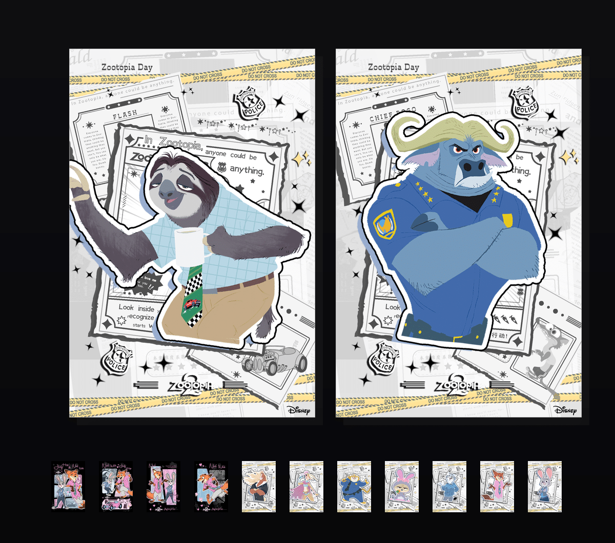 《疯狂动物城2收藏集》表情包&高清壁纸，支持导入微信和QQ作为表情包-哔哩小岛