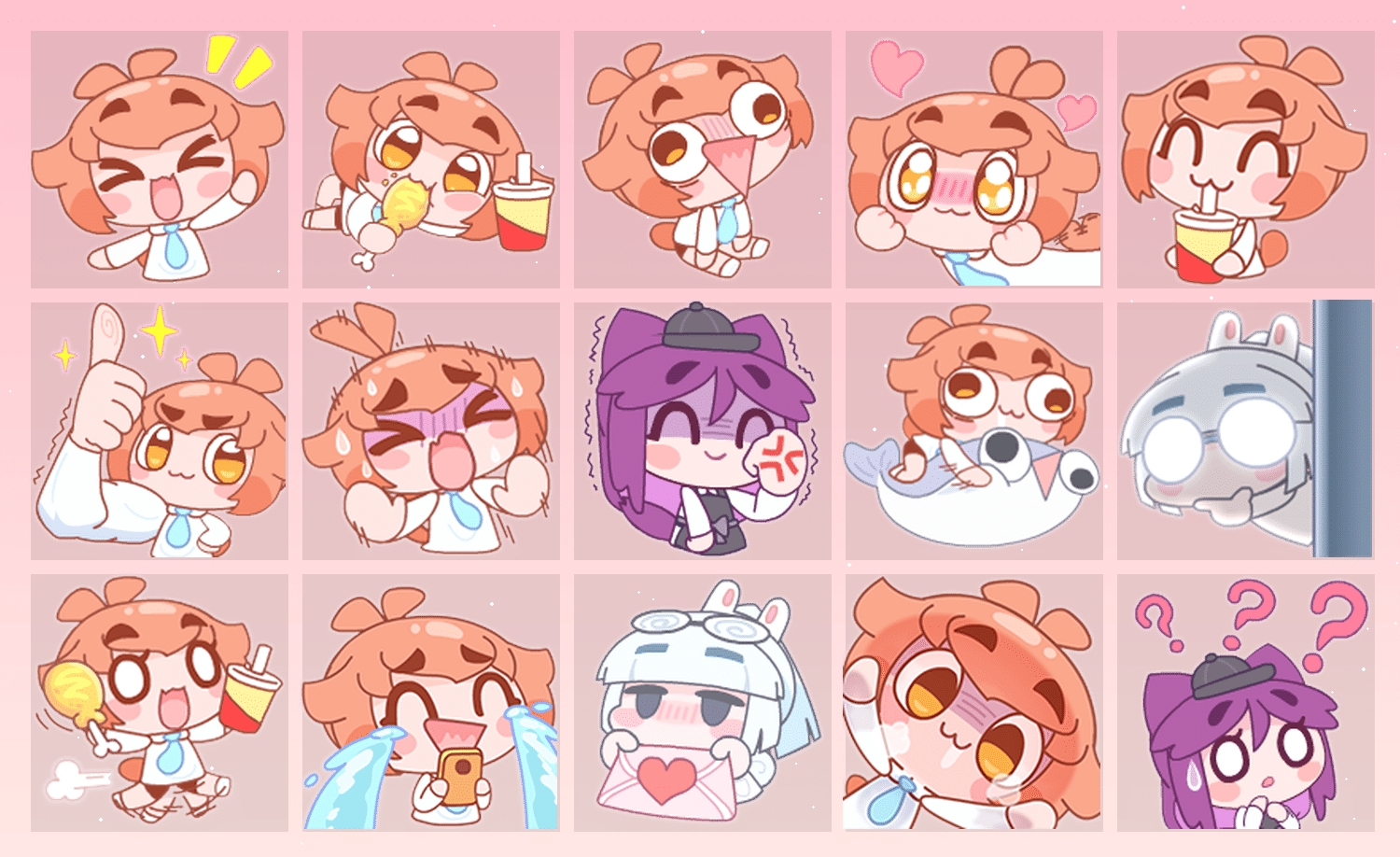 麦麦芽小剧场 表情包预览