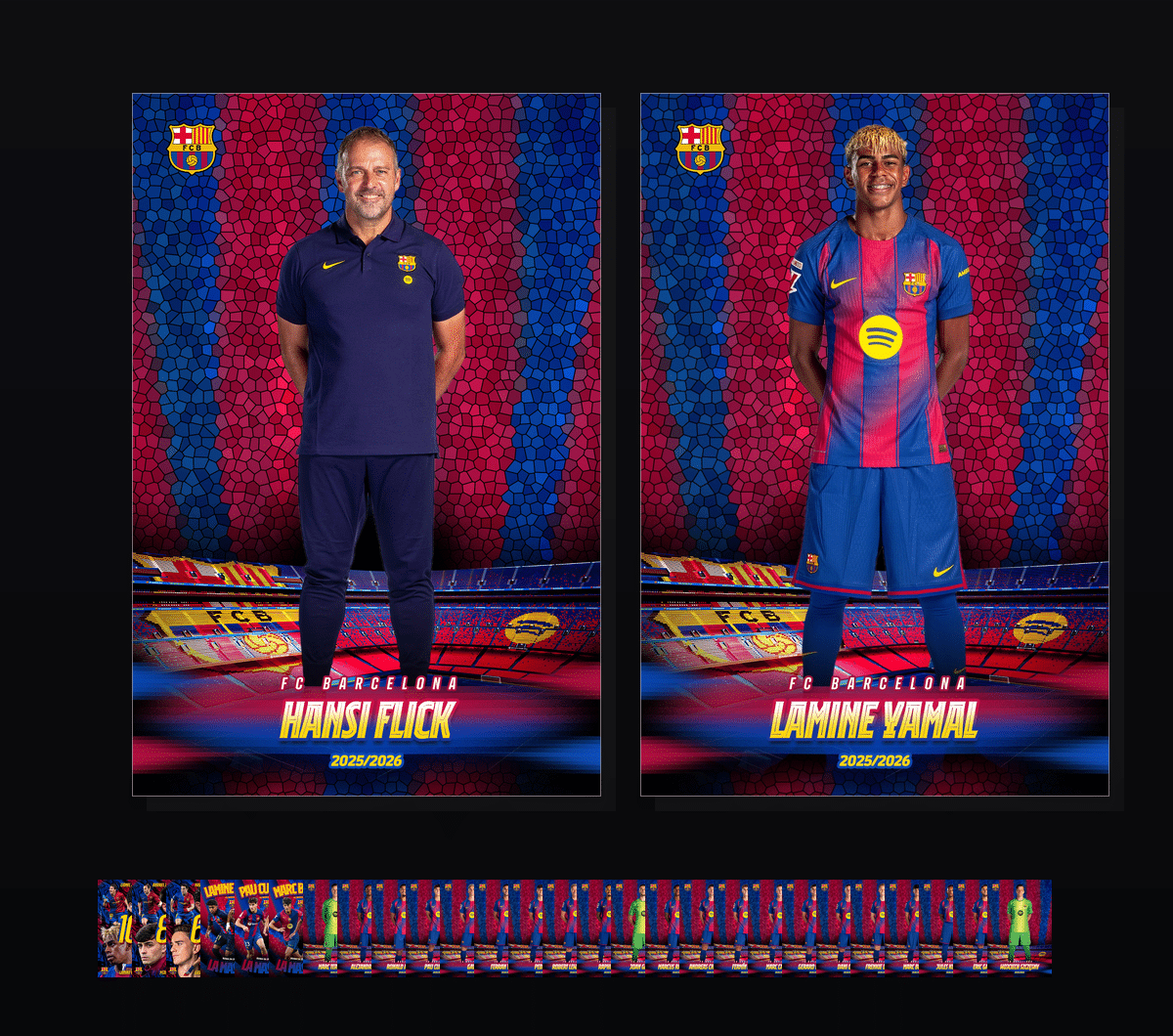 《红蓝新章·巴萨数字收藏集》表情包&高清壁纸，支持导入微信和QQ作为表情包-哔哩小岛