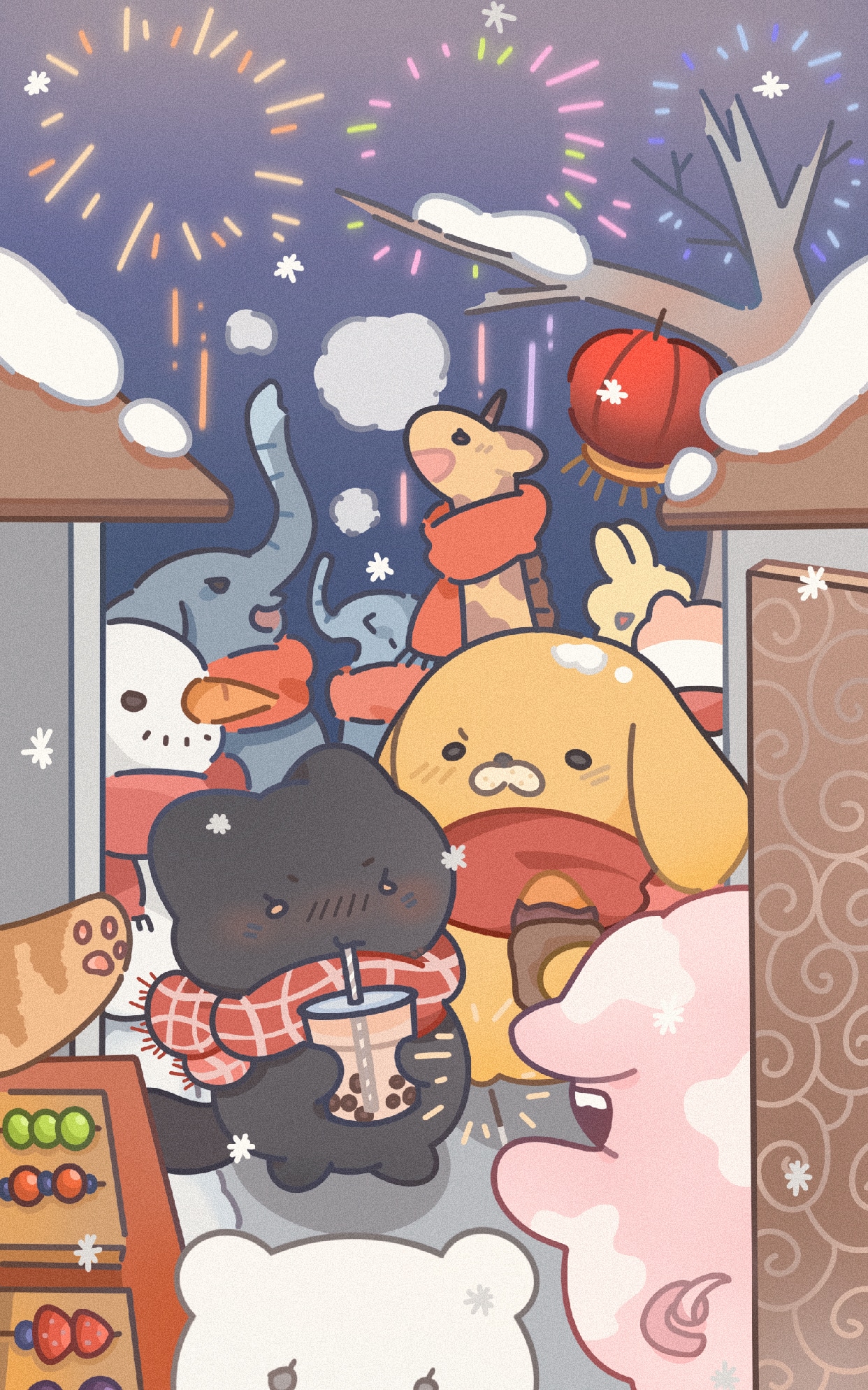 《冬日恋爱物语》表情包&高清壁纸，支持导入微信和QQ作为表情包-哔哩小岛