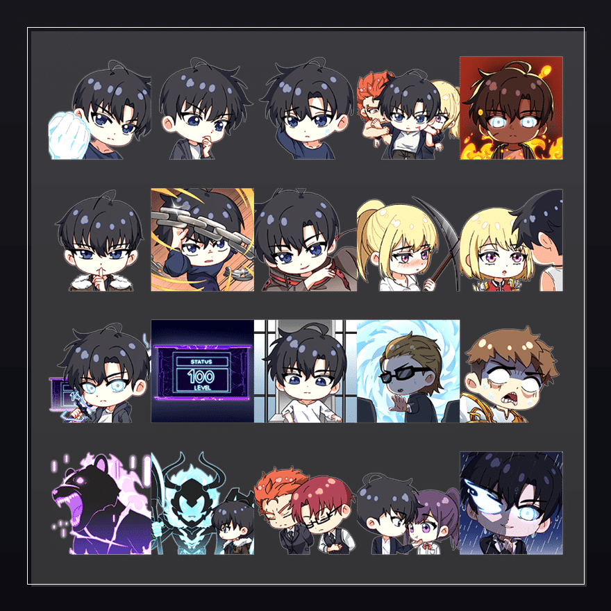 SOLO LEVELING 表情包预览