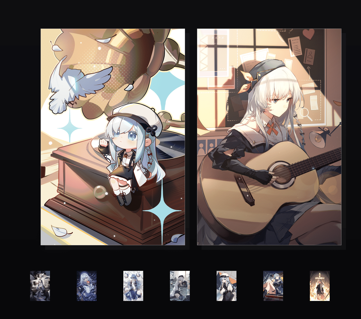 《米汀Nagisa·赋格叙事曲》表情包&高清壁纸，支持导入微信和QQ作为表情包-哔哩小岛